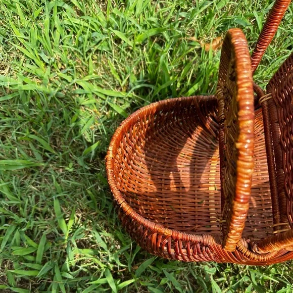 Vintage wicker basket - Picture 5 of 6